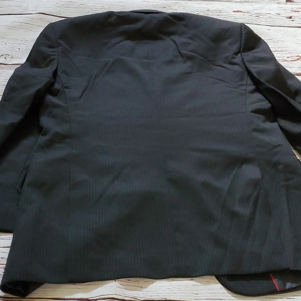 PIERRE CARDIN MENS PINSTRIPE SUIT JACKET